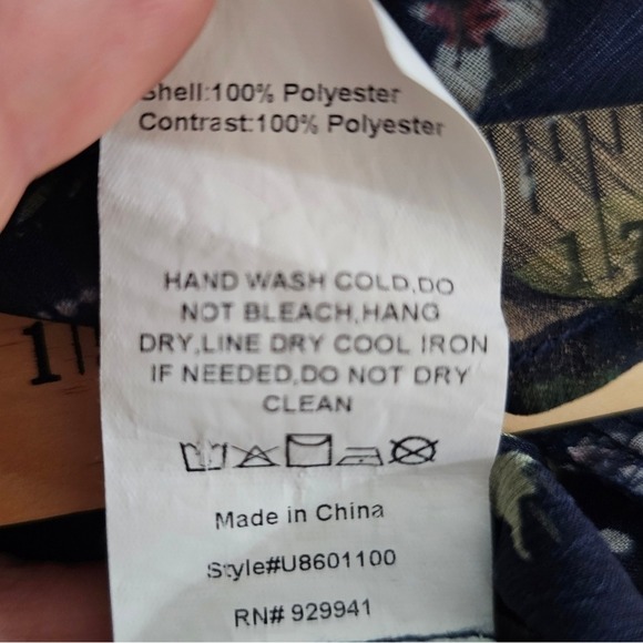 Suzanne Betro Boho Floral Velvet Sheer Lace Top Plus Size 3x with ruffle - Picture 13 of 14